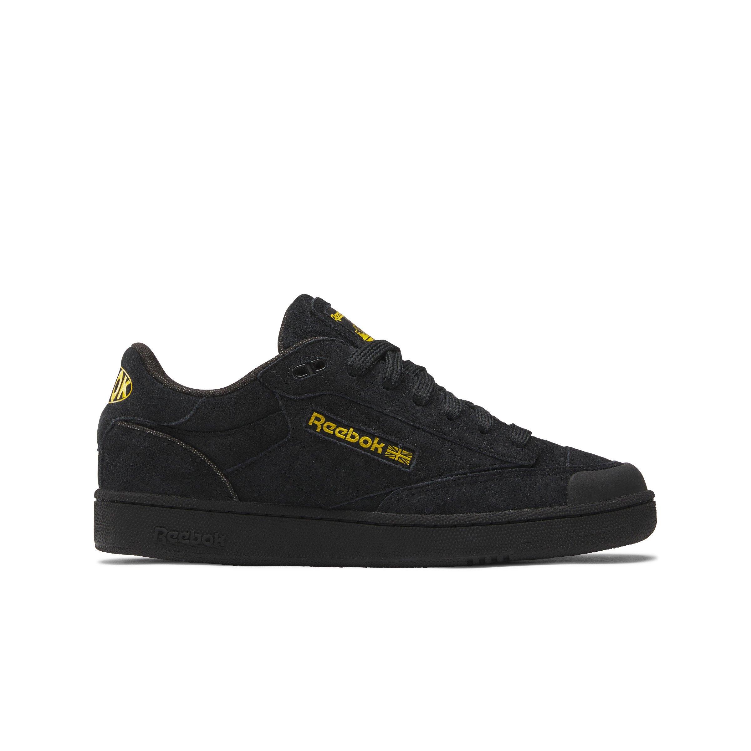 Reebok Club C Bulc Core Black Core Black Team Yellow Unisex Shoe Hibbett